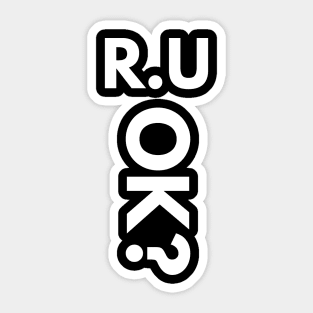 r u ok | are you ok | ru ok Sticker